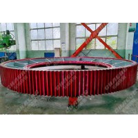 大齿圈铸造厂 生产斜齿轮 直径7米人字齿 45吨大齿轮