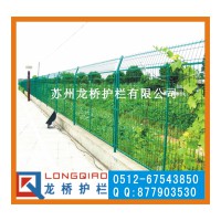 苏州铁路护栏网 苏州高速公路护栏网 浸塑绿色铁丝网 龙桥厂